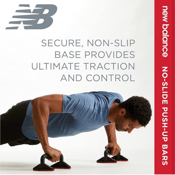 New Balance Push Up Bars for Men & Women - No-Slide Push Up Bar - Picture 4 of 6